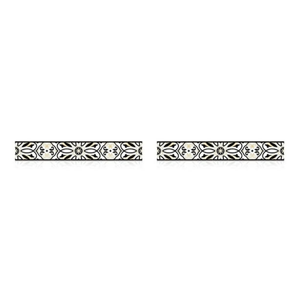 Cateissary Adhesivo para azulejos PVC impermeable decoración Tipo 2 S 2piezas