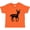 Orange, variant on Inktastic Pennsylvania Black Deer Silhouette Boys or Girls Toddler T-Shirt