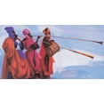 thumbnail image 2 of Unknown 32x19 White Modern Wood Framed Museum Art Print Titled - Sound the Horns, 2 of 4