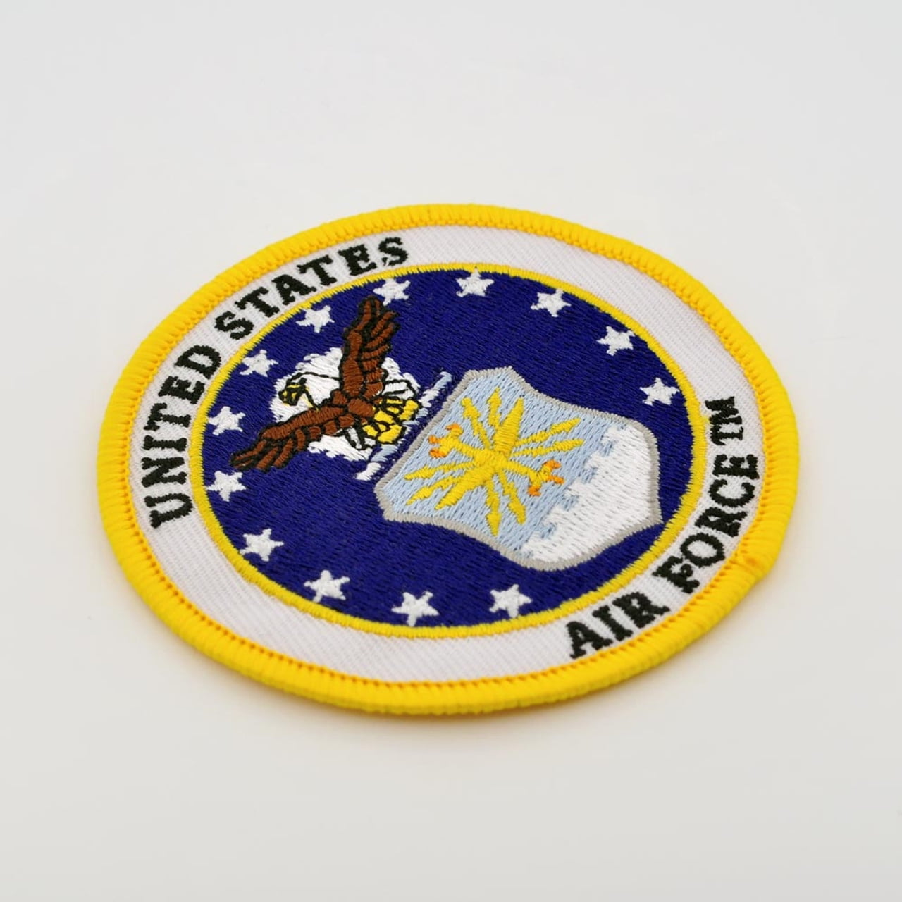 PinMart's Officially Licensed U.S. Air Force Round Logo Embroidered Patch – Iron On - 10 Pack