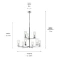 thumbnail image 5 of 44014CH Kichler Lighting Crosby - 9 Light Chandelier-32.5 Inches Tall and 32.25 Inches Wide-Chrome Finish, 5 of 5