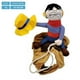 thumbnail image 2 of Disfraz De Perro Jinete De Vaquero - Disfraces De Halloween Para Perros Pequeños O Gatos, Ropa Para Perros Estilo Caballero Con Muñeca Y Sombrero Para El Día De Halloween Disfraz De Mascota-XLXL, 2 of 5