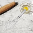 thumbnail image 3 of 10 Inch Flat Whisk, Handheld Steel Wire Whisk Wire Egg Utensils Whisk Perfect for Whisking, Kitchen Flat Wire Whisk Egg Sauce Whisk for Whisking Roux, Egg, Sauce I4O1, 3 of 8