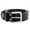Black, variant on Duke Mens D555 Gavin Leather Square Buckle Belt