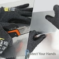 thumbnail image 3 of DEXFIT CRU553N Black Grey Work Gloves (Nitrile-Coated, Fiberglass, Medium) - 1 Pair, 3 of 7
