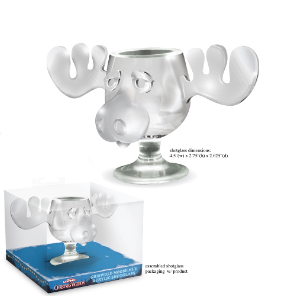 Christmas Vacation Moose Mug Shot Glass Clark Griswold Marty Walley Xmas Movie Walmart Canada