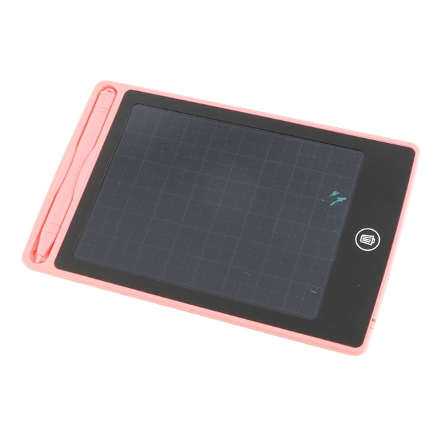 Writing Tablet, Travel Portable LCD Writing Pad Simple Interesing for Boys Girls for Math Exercises for Children for Painting Training Pink,Blue,Black