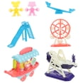 thumbnail image 3 of Miangastore 1 Ensemble de Jouets de Parc d'Attractions pour Enfants Jouets de Maison de Jeu Jouets de Dessin Animé Roue Ciel Jouets de Jeu d'Imitation, 3 of 9