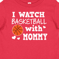 thumbnail image 4 of Inktastic I Watch Basketball with Mommy Boys Baby T-Shirt, 4 of 5