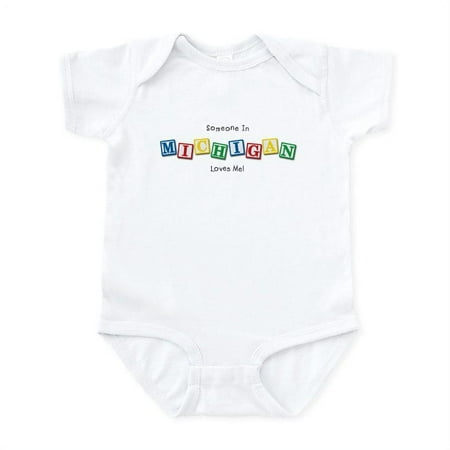 

CafePress - Michigan Infant Bodysuit - Baby Light Bodysuit Size Newborn - 24 Months