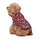 thumbnail image 5 of Fotbe Red Floral Sudadera con Estampado para Perros Pequeños – Suéter con Capucha para Mascotas, Tela Suave de Forro Polar con Bolsillo-Medium, 5 of 7