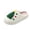 Green, variant on Christmas Tree Print Slippers for Women Men, Cute Cozy Fuzzy Slippers with Embroidered Tree, Warm Soft Plush Indoor Cotton Shoes