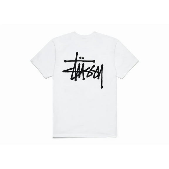 Stussy Men's Basic T-shirt White, from StockX