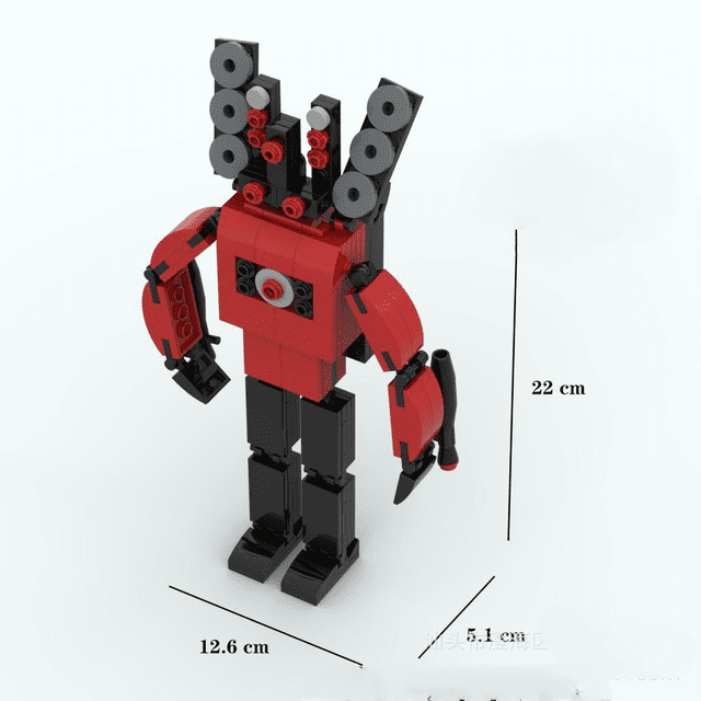 Juguete Building Block Toilet Man de 100 a 200 piezas para más de 14 años