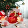 thumbnail image 1 of Bolsas de terciopelo navideñas para dulces y pequeños obsequios | Bolsa de tela suave para decoraciones navideñas y regalos de fiesta, 1 of 5