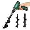 thumbnail image 1 of Garden Auger Drill Bit Tool Spiral Hole Digger Ground Drill, 1 of 5