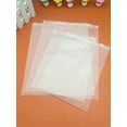 thumbnail image 1 of 5pcs Clear & Frosted Double-sided Ziplock Packaging Bags For Storage, 1 of 5