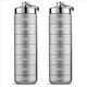 thumbnail image 1 of 2X Pastillero de Metal Semanal, Apilable, Resistente Al Agua, para Viaje, Pastillero, Pastillero, Organizador Diario de Medicamentos de 7 Días, Gris, 1 of 4