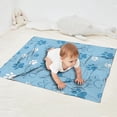 thumbnail image 2 of Blue Dog Paw Footprint Blanket,Comfortable Soft Lamb Wool Throw Blanket,All Season,Warm Lightweight Blankets for Sofa Bed Couch Living Room Chair,30"x40", 2 of 4