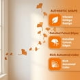 thumbnail image 5 of Animals Wall Decals Glow in the Dark, Girls Boys Waterproof Decoration for Living Room Wall Bathroom Toilet 3 Sets Orange Ginkgo Leaves 11.4" x 7.9", 5 of 7