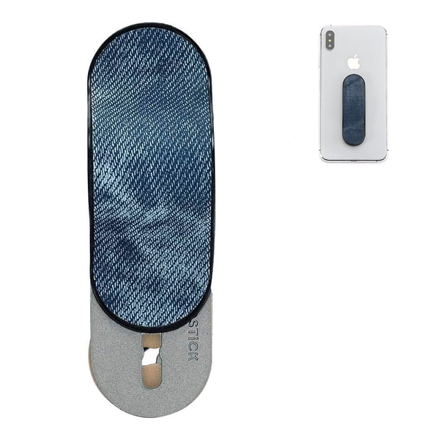Soporte de anillo para teléfono móvil push-pull - azul Ormromra 222078-1