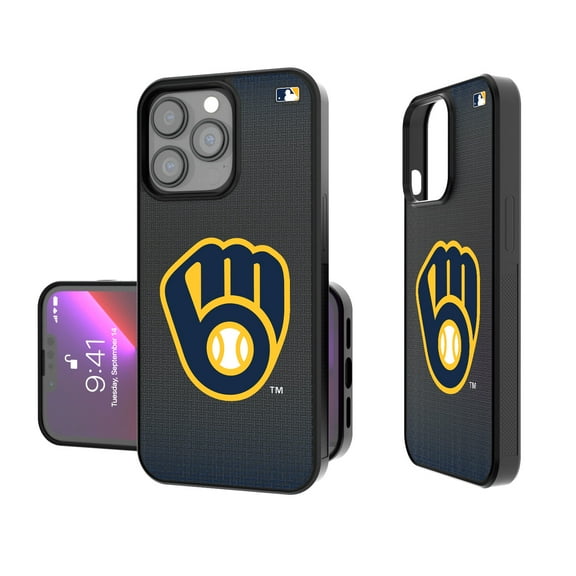 Milwaukee Brewers Linen Logo iPhone Bump Case