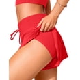 thumbnail image 4 of CRZ YOGA High Waisted Shorts for Womens Swim Beach Skirt Skorts Bathing Swimsuit Bottoms with Liner, 4 of 5