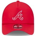 thumbnail image 2 of Men's New Era Red Atlanta Braves 2026 Batting Practice Apex 9FORTY Adjustable Trucker Hat, 2 of 5