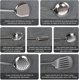 thumbnail image 3 of Juego de 8 Utensilios de Cocina Acero Inoxidable: Utensilios de Cocina con Espátula, Cucharón y Más Ideal para Cocinar, Freír y Servir en Sartenes, 3 of 4
