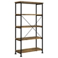 thumbnail image 5 of Analiese 63-inch 4-shelf Bookshelf Rustic Nutmeg, 5 of 8