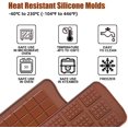 thumbnail image 4 of Moldes para gofres de chocolate y barras energéticas de chocolate, de silicona antiadherente, de grado alimenticio, desmontables. 2 paquetes, 4 of 5