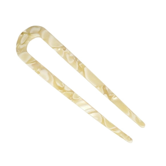 CSChome Updo Hair Stick Updo Hair U-Shaped Acrylic Bun Hairpin Secure Fixation Women Styling Tool