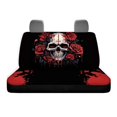 thumbnail image 6 of CHAQLIN Skull Rose Design Rear Bench Seat Covers for Pet, 2 Pack Car Seat Covers Scratch Proof Non-Slip Back Seat Protectors, 6 of 7