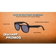 thumbnail image 3 of 10 Junie Kid Size Plastic Sunglasses Pack - Lenses UV Protection, Beach Glasses - Black, 3 of 8