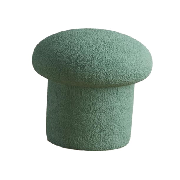 Taburete de té para sofá, taburete pequeño, taburete de ocio, reposapiés antideslizante, otomano para mesita de noche, guardería, hogar, apartamento, Verde Macarena Escabel