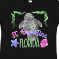 thumbnail image 4 of Inktastic St. Augustine Florida Cute Swimming Manatee Boys or Girls Toddler T-Shirt, 4 of 5
