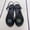 Black, variant on Women's Jelly Flat Sandals Seashell Decor Transparent PVC Ankle Strap Open Toe Summer Beach Casual Walking Shoes Clear 7 Wide