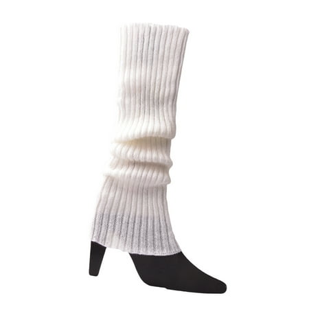 

QILINXUAN Women Leg Warmers Solid Color/Rainbow Stretch Knitted High Socks