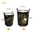 thumbnail image 3 of Easygdp Casino Cards 1 Large Dirty Clothes Hamper, Lightweight Storage Basket, Household Laundry Bag with Handle-Medium, 3 of 6