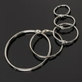 thumbnail image 3 of POINTERTECK 10 Pcs Metal Hinged Rings Book Binder Photo Album Split Scrapbook Key Ring Tool, 3 of 6
