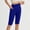 🔥 Blue_New, variant on Gifts Dianli High Waist Hip Lifting Fitness Shorts Pocketed Elastic Waist Yoga Half Pants Compression Quick Dry Breathable Workout Shorts Womens Activewear