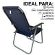 thumbnail image 5 of Silla Plegable de Playa CJR Camping Exterior Resistente y Cómoda azul marino, 5 of 6