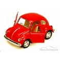 thumbnail image 2 of 1967 Volkswagen Classic Beetle, Red - Kinsmart 4026D - 3.75" Diecast Model Toy Car (Brand New, but NOT IN BOX), 2 of 2