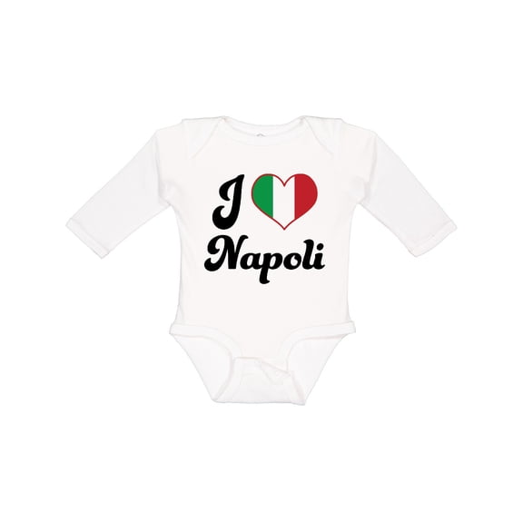 Inktastic I Heart Napoli Boys or Girls Long Sleeve Baby Bodysuit