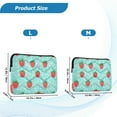 thumbnail image 4 of FORMRS 15-15.6 inch Laptop Sleeve Case Soft Carrying Quilted Computer Bag Cover, Strawberry Pattern, 4 of 7
