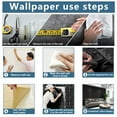 thumbnail image 6 of 20 PCS Black 3D Sound Proof Foam Panels for Walls, 29 sq.feet Coverage Printable Wallpaper Sticker with Self-Adhesive Waterproof Brick PE Foam Wall Paper Peel and Stick Modern for Interior Room Decor, 6 of 6