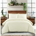 thumbnail image 2 of 700 TC 100% Egyptian Cotton Duvet set Zipper Closur Ultra Soft Durable and Fade Resistant Color Ivory Solid size Full, 2 of 2