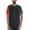 BLACK GREEN RED, variant on Baseball Jersey Men's Standard Fit - Solid Color Button Down Baseball Tee, Center Stripe Curved Hem, Polyester Athletic Jersey for Sports & Casual Wear