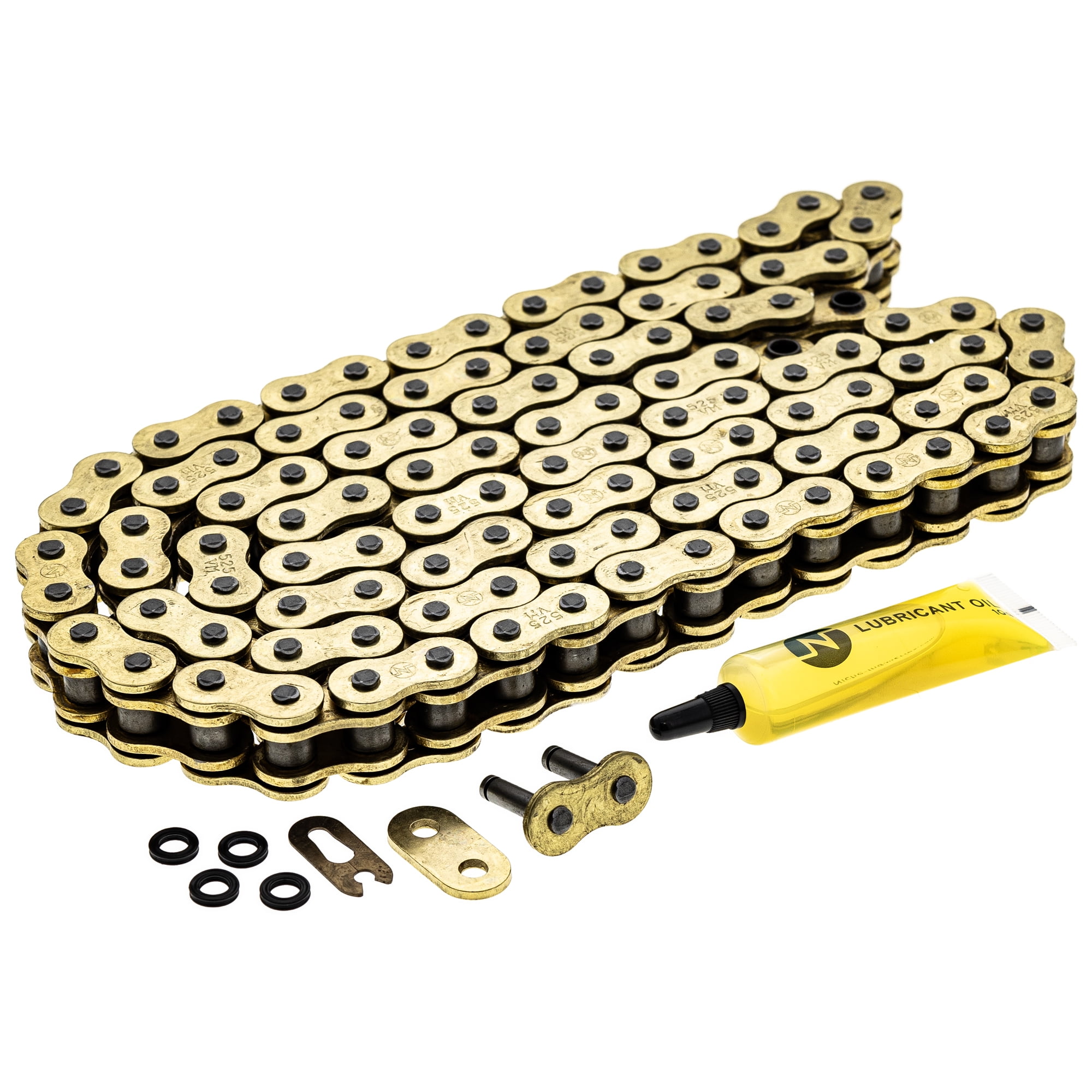 Niche Gold 520 X-Ring Chain 72 Links With Master Link Motorcycle