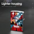 thumbnail image 4 of Hilda-theme Copper Metal Lighter Shell, Premium Replacement Refillable Lighter Case with Durable Metal Construction, Compatible with Zippo and Most Standard Lighter Models, 4 of 6